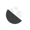 First Quarter Moonillustration Image